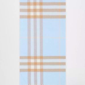 Light blue Burberry scarf